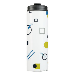Memphis, cool, trendy, modern geometric art thermal tumbler