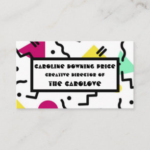 Memphis Design 1 Business Card