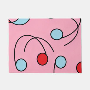 Memphis Design Drupes Doormat