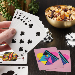 Memphis Design Dwelling Playing Cards