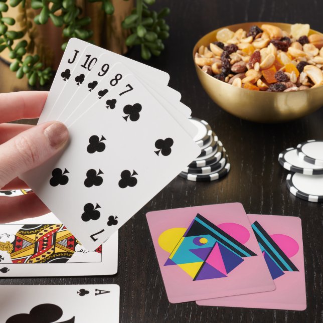 Memphis Design Dwelling Playing Cards (In Situ)