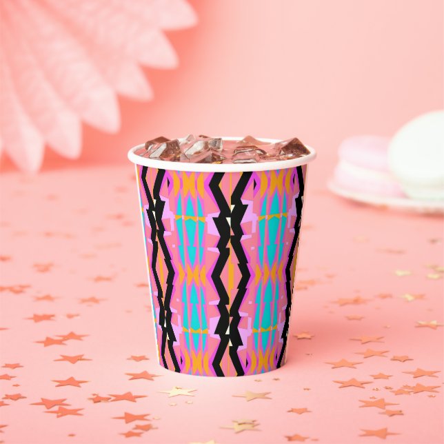 Memphis Design Wire Paper Cups (Insitu)