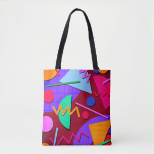 Memphis Group #9 Sangria Tote Bag