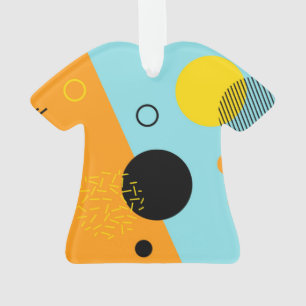 Memphis, hipster, trendy, cool illustration art ornament