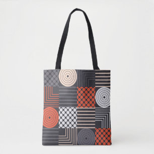 Memphis Magic: Geometric Banner Fun Tote Bag