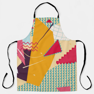 Memphis Mood: Retro Geometric Trend Apron
