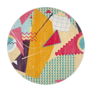 Memphis Mood: Retro Geometric Trend Cutting Board