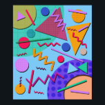 Memphis No. 10 Poster<br><div class="desc">Memphis Group-inspired art by Rockett Graphics.</div>