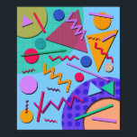 Memphis No. 10 Poster<br><div class="desc">Memphis Group-inspired art by Rockett Graphics.</div>