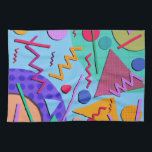 Memphis No. 10 Tea Towel<br><div class="desc">Memphis Group-inspired design by Ron Trickett for Leebrick Designs.</div>