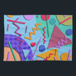 Memphis No. 10 Tea Towel<br><div class="desc">Memphis Group-inspired design by Ron Trickett for Leebrick Designs.</div>