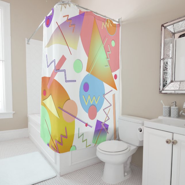 Memphis No. 412-2 Shower Curtain (In Situ)