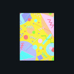 Memphis No. 43 Canvas Print<br><div class="desc">Memphis Group-inspired abstract geometric design by Rockett Graphics.</div>