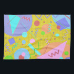 Memphis No. 43 Tea Towel<br><div class="desc">Memphis Group-inspired design by Ron Trickett for Leebrick Designs.</div>