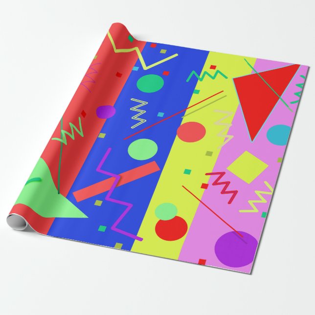 Memphis No. 66 Wrapping Paper (Unrolled)