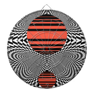 Memphis OpArt Dartboard