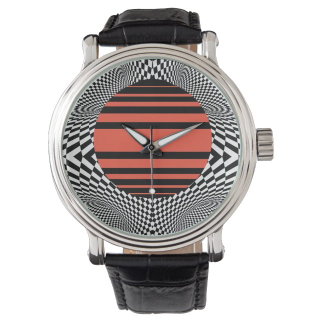 Memphis OpArt Watch (Front)