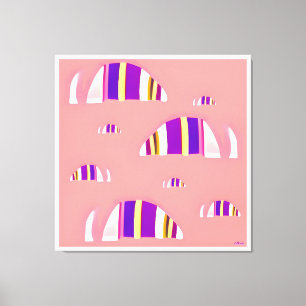 Memphis Opossums Canvas Print