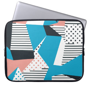Memphis Pattern: Minimalist Abstract Trend Laptop Sleeve