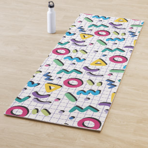 Memphis Pattern Yoga Mat