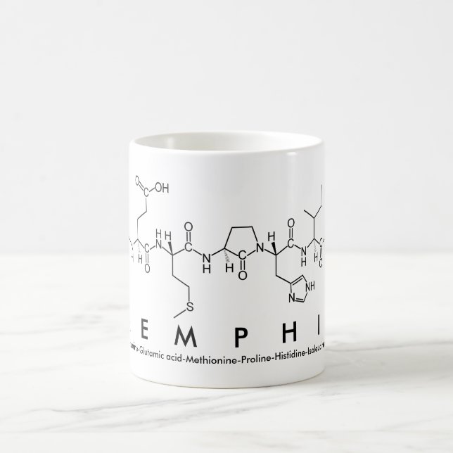 Memphis peptide name mug (Center)
