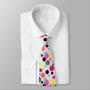 Memphis polka dots tie