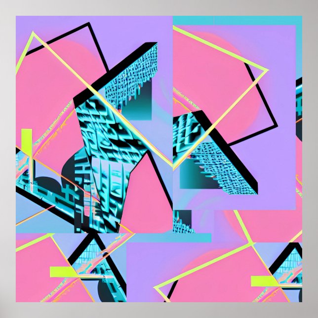 Memphis Pong Exchange Poster (Front)