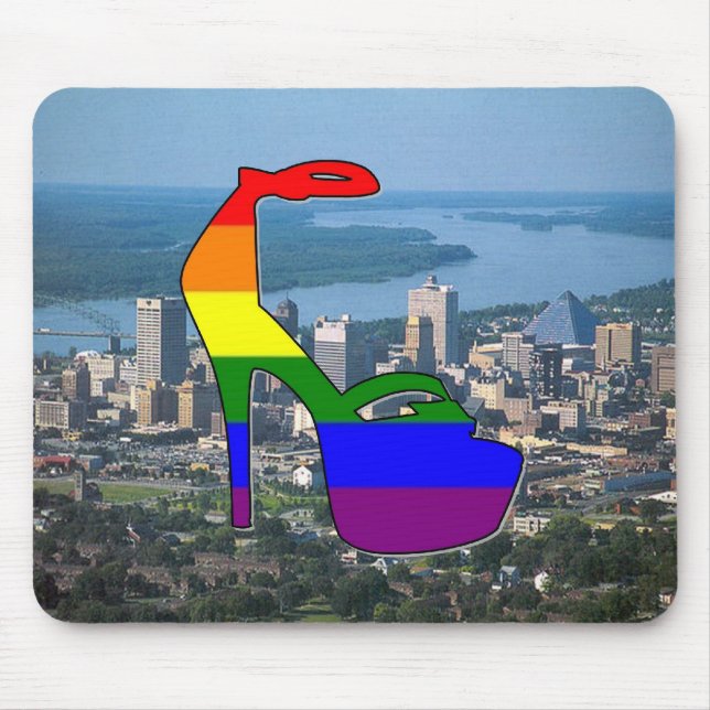 Memphis Pride Mouse Mat (Front)