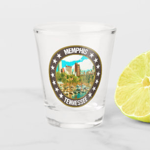 Memphis shot glass