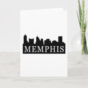 Memphis Skyline Card