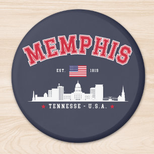 Memphis Skyline – Est. 1819 Southern Pride" Magnet