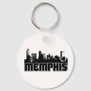 Memphis Skyline Key Ring