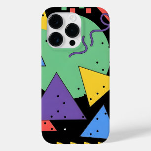 Memphis Style Phone Case Dopamine Decor Bold Geome