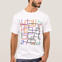Memphis Style with Color Geometric Design