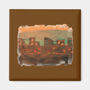 Memphis Sunrise Magnet