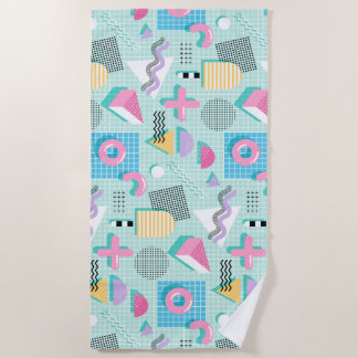 Memphis Sweet Candies Beach Towel