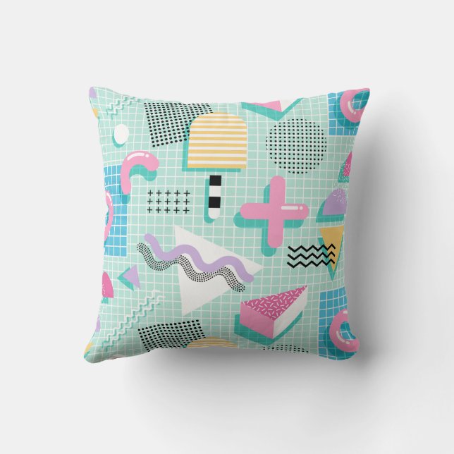 Memphis Sweet Candies Cushion (Back)