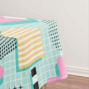 Memphis Sweet Candies Tablecloth