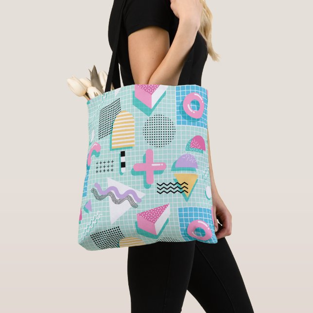 Memphis Sweet Candies Tote Bag (Close Up)