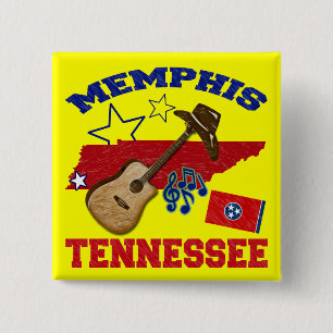 Memphis, Tennessee 15 Cm Square Badge