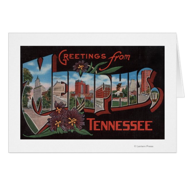 Memphis, Tennessee - Large Letter Scenes (Front Horizontal)