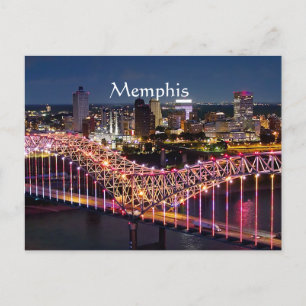 Memphis, Tennessee Personalised Holiday Postcard