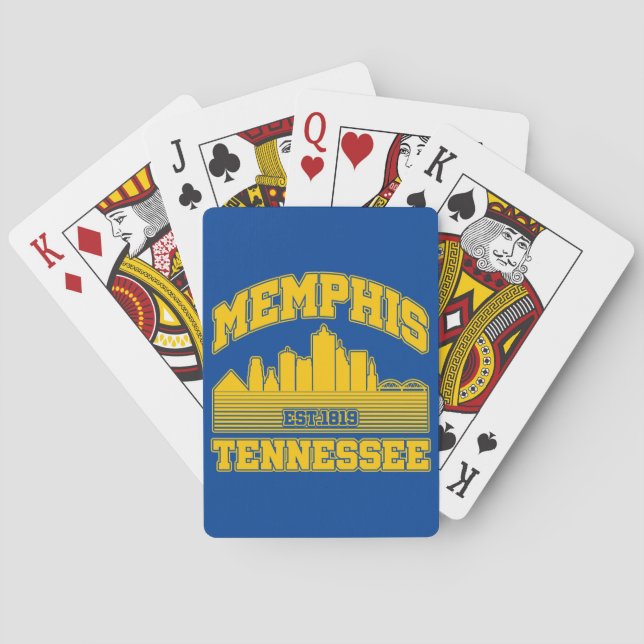 Memphis,Tennessee Playing Cards (Back)