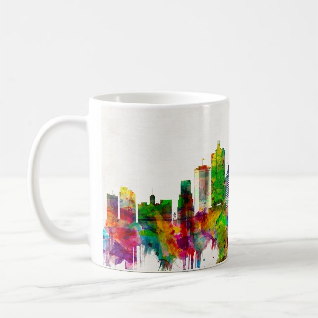 Memphis Tennessee Skyline Coffee Mug (Left)