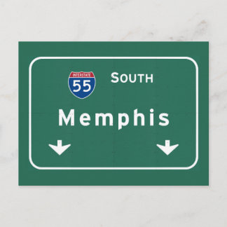 Memphis Tennessee tn Interstate Highway Freeway : Postcard