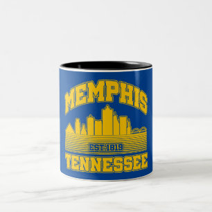 Memphis,Tennessee Two-Tone Coffee Mug