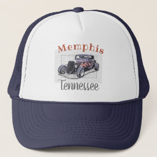"Memphis Tennessee" Vintage Hotrod Trucker Hat