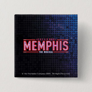 MEMPHIS - The Musical Logo 15 Cm Square Badge