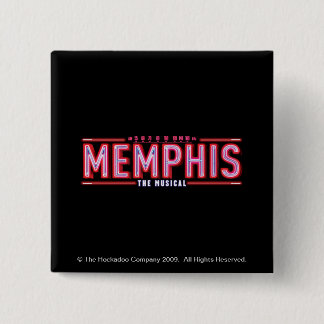 MEMPHIS - The Musical Logo 15 Cm Square Badge