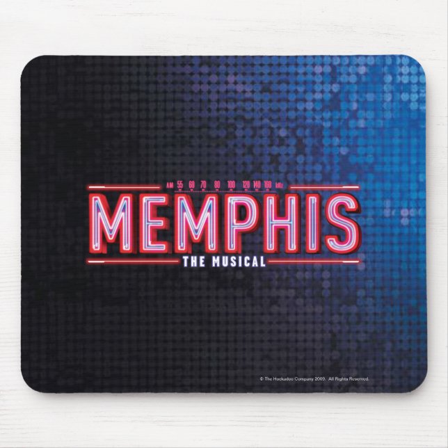 MEMPHIS - The Musical Logo Mouse Mat (Front)